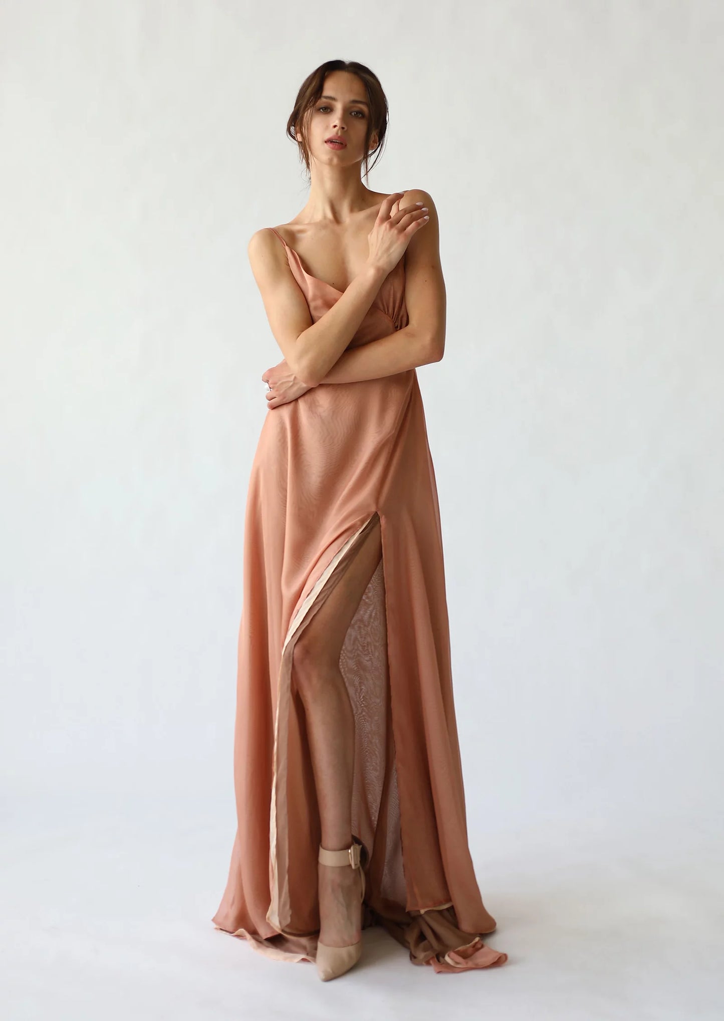 CARAMEL SUNSET DRESS
