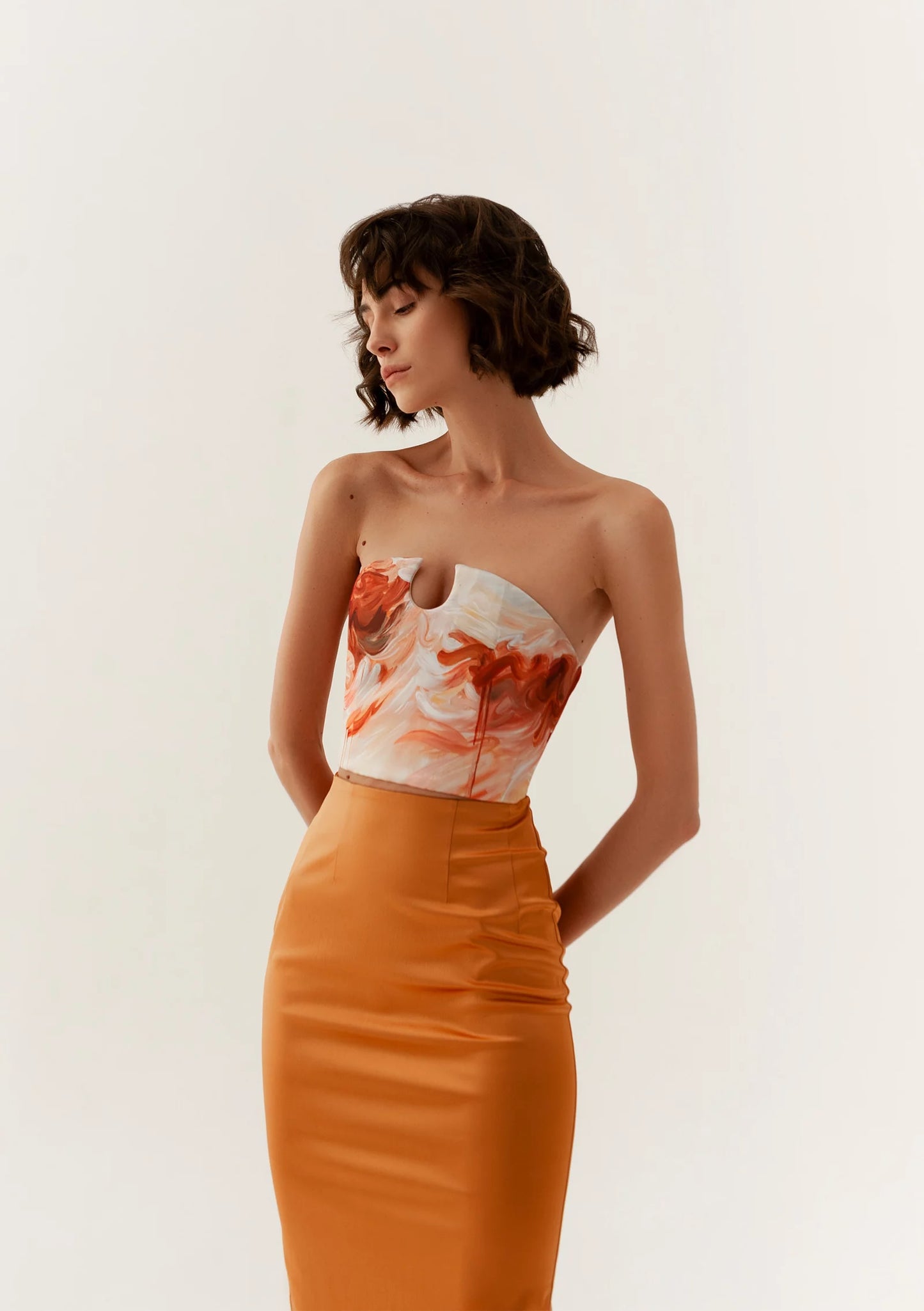 HONEY PEACH SUNSET CORSET
