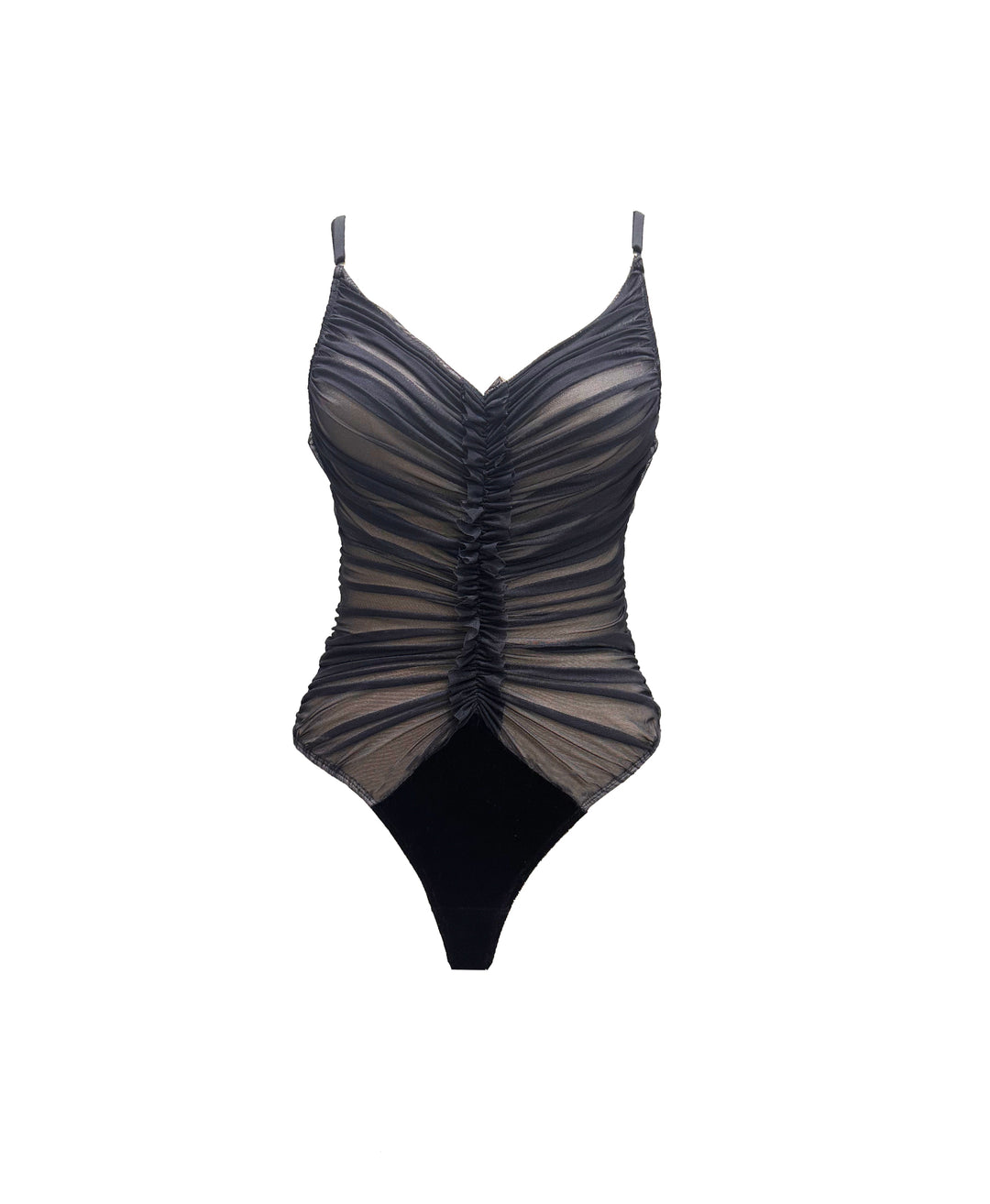 TERMINATOR TULLE RUCHED BODYSUIT