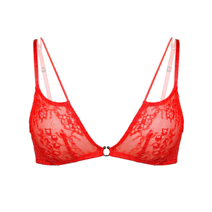 AMPHITRITE BRALETTE RED