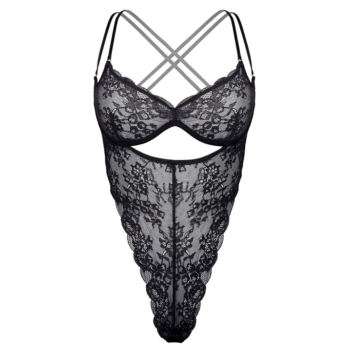 RUSH OUVERT VELVET BODYSUIT