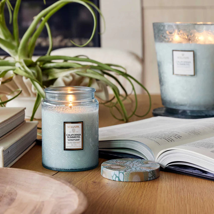 CALIFORNIA SUMMERS LARGE JAR CANDLE
