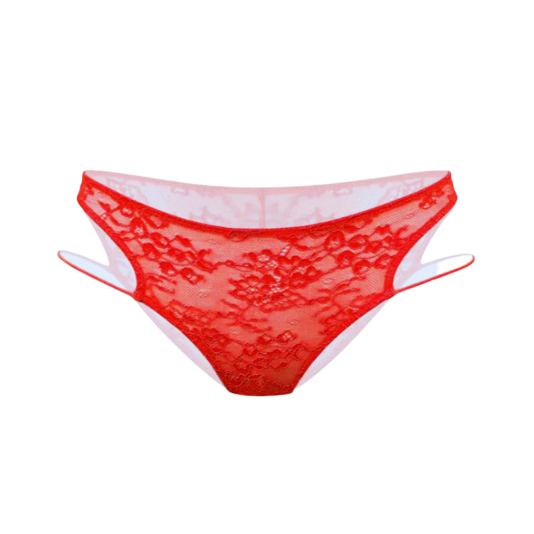 AMPHITRITE LOW RISE CHEEKY PANTY RED