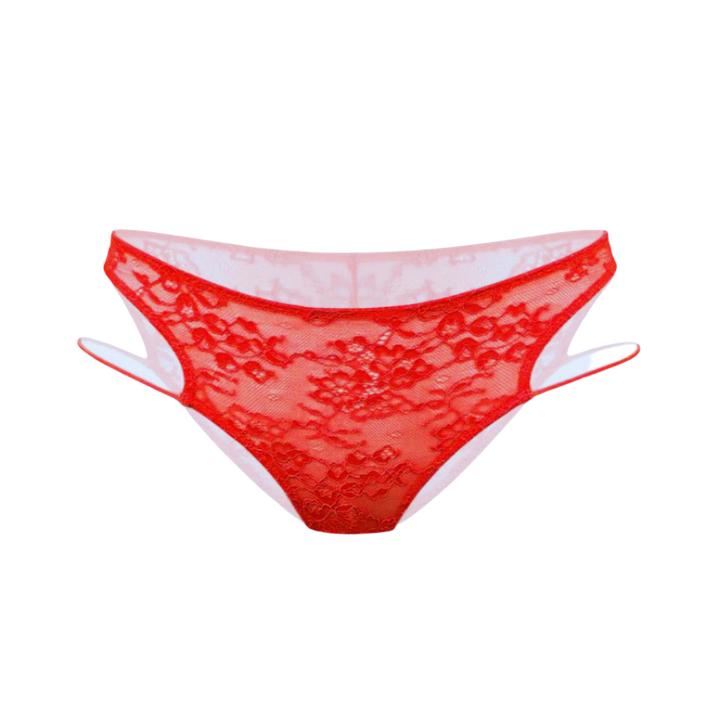 AMPHITRITE LOW RISE CHEEKY PANTY RED
