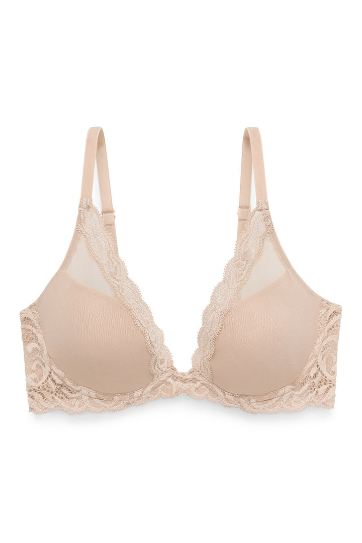 NATORI FEATHERS BRA IN CAFÉ - Expect Lace