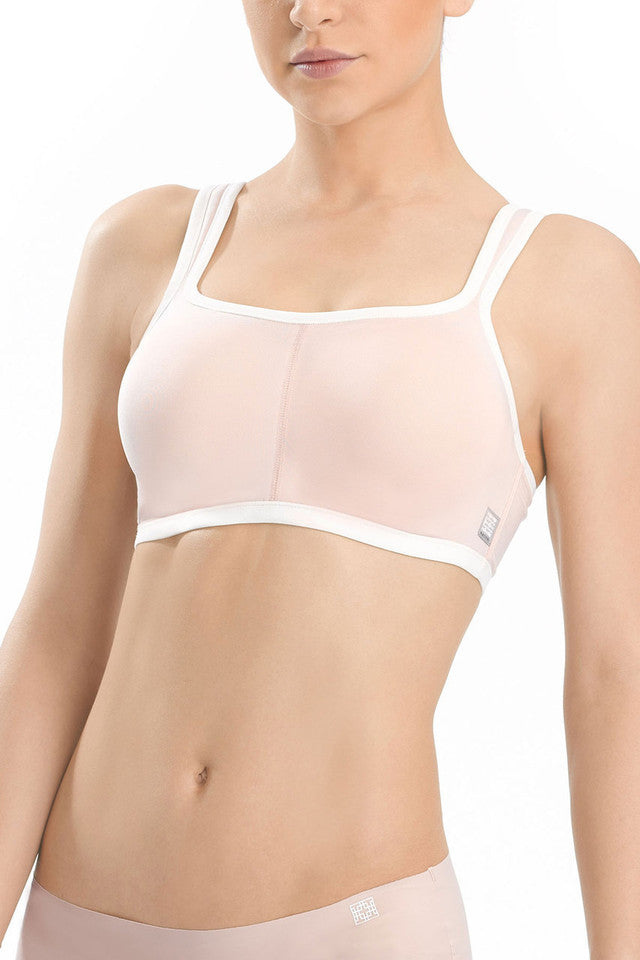NATORI POWER YOGI SPORTS BRA IN NUDE - Expect Lace