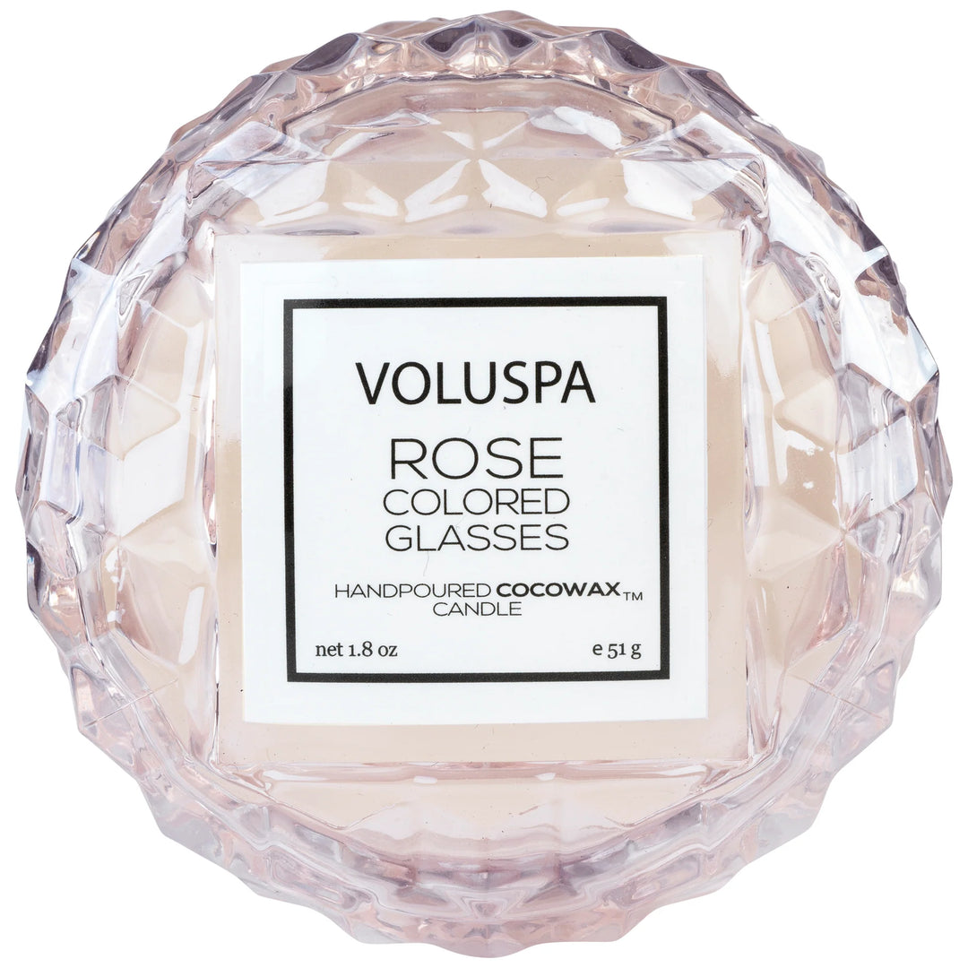 ROSE COLORED GLASSES MACARON CANDLE