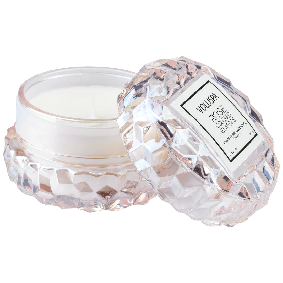 ROSE COLORED GLASSES MACARON CANDLE