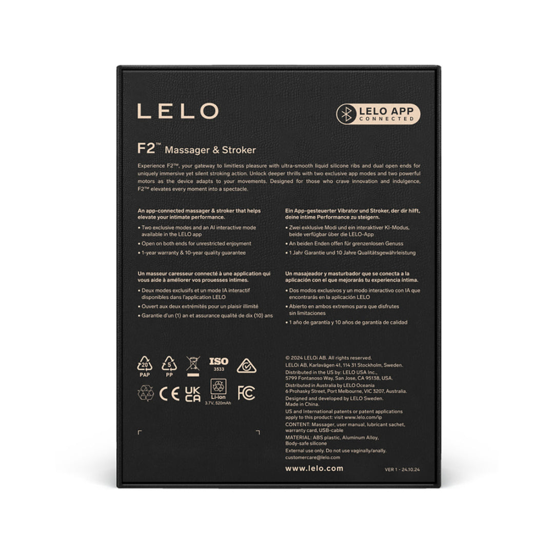 LELO F2S MASSAGER & STROKER