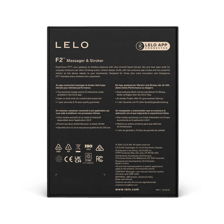 LELO F2S MASSAGER & STROKER