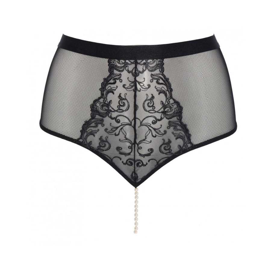 VIENNA HIGH WAIST PEARL BRIEF - Expect Lace