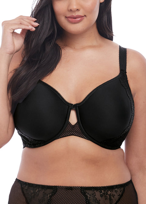 CHARLEY SPACER BRA - BLACK - Expect Lace