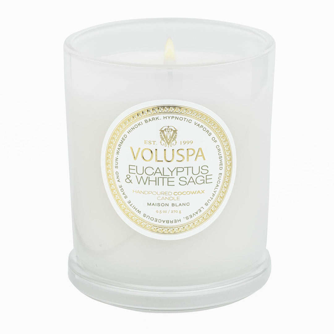 EUCALYPTUS & WHITE SAGE CLASSIC CANDLE - Expect Lace