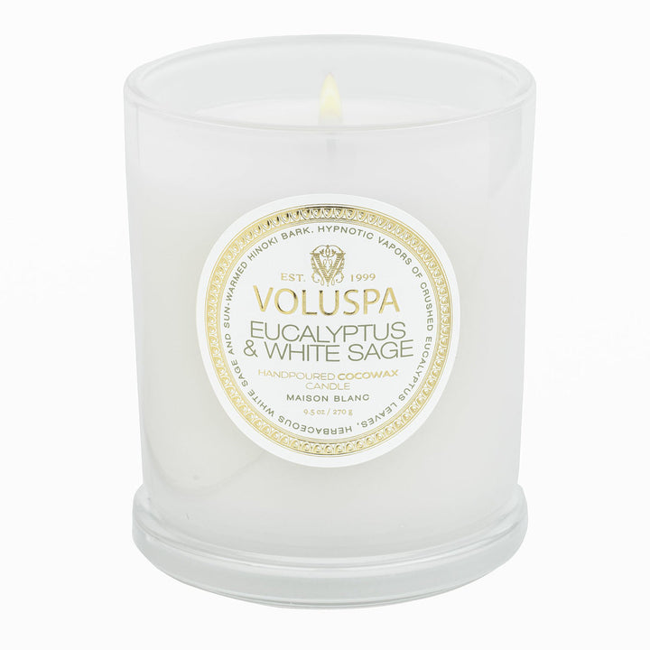 EUCALYPTUS & WHITE SAGE CLASSIC CANDLE - Expect Lace