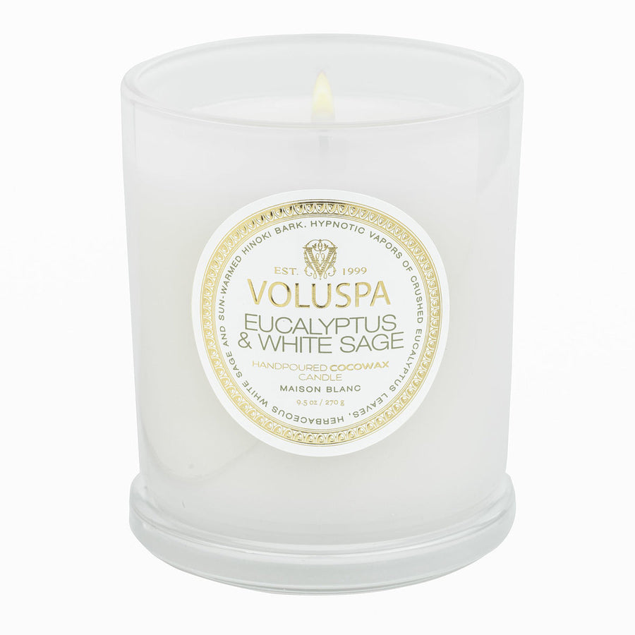 EUCALYPTUS & WHITE SAGE CLASSIC CANDLE - Expect Lace