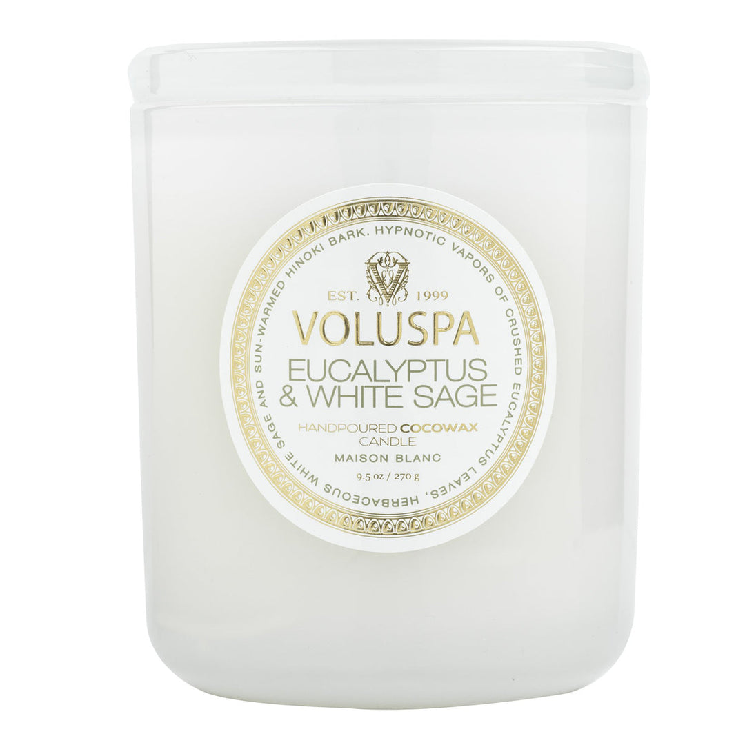 EUCALYPTUS & WHITE SAGE CLASSIC CANDLE - Expect Lace