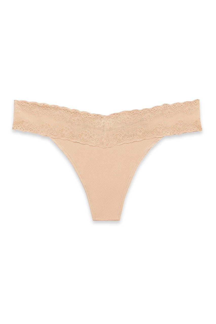 NATORI BLISS PERFECTION ONE SIZE THONG - Expect Lace