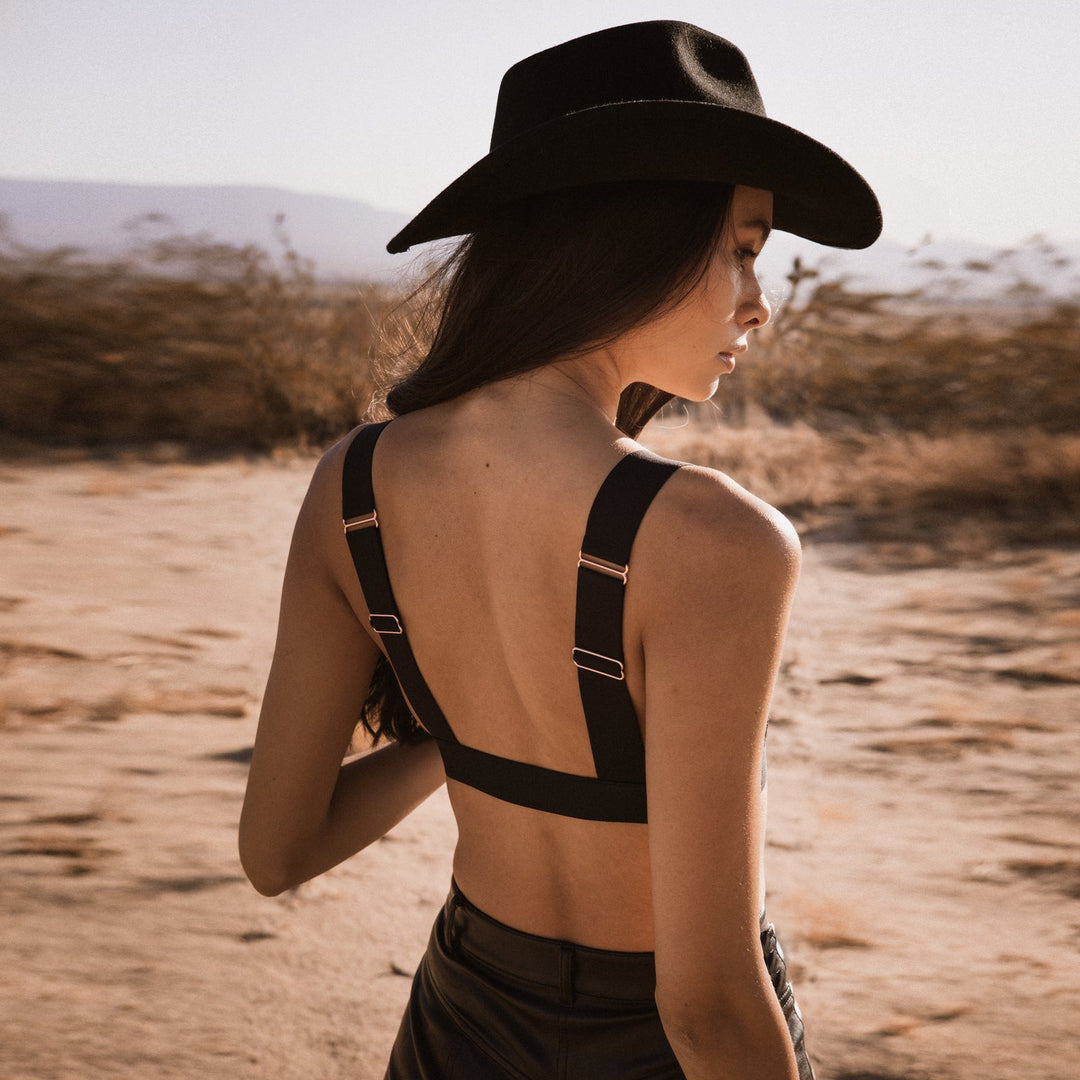 VERTIGO V NECK BRALETTE - Expect Lace