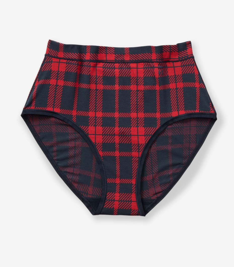 WOMEN'S SECOND SKIN PRINTED HIGH RISE BRIEF - Expect Lace