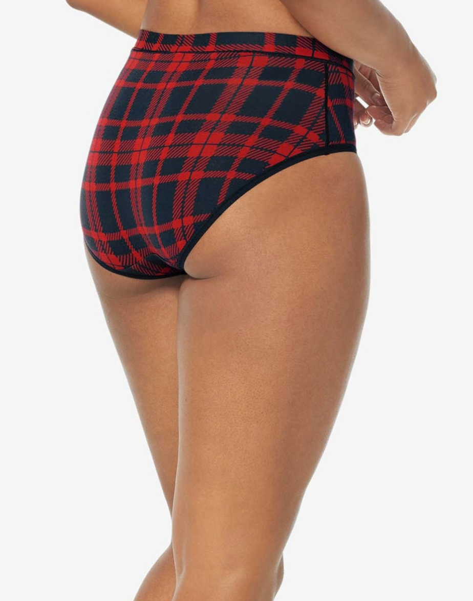 WOMEN'S SECOND SKIN PRINTED HIGH RISE BRIEF - Expect Lace