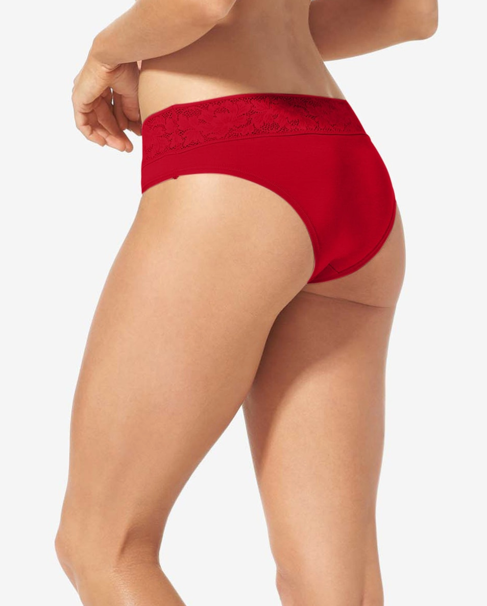 SECOND SKIN LACE WAISTBAND CHEEKY - Expect Lace