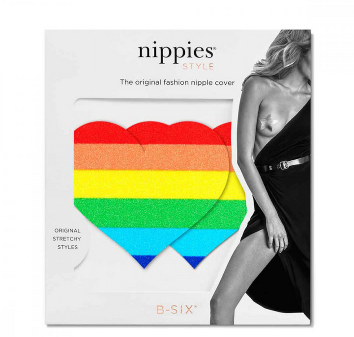 NIPPIES STYLE ONE LOVE HEARTS PASTIES - Expect Lace