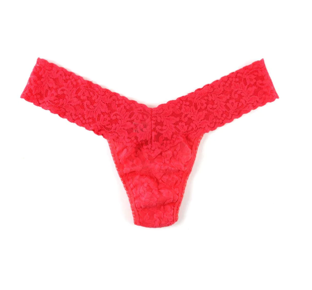 HANKY PANKY SIGNATURE LACE LOW RISE THONG - Expect Lace