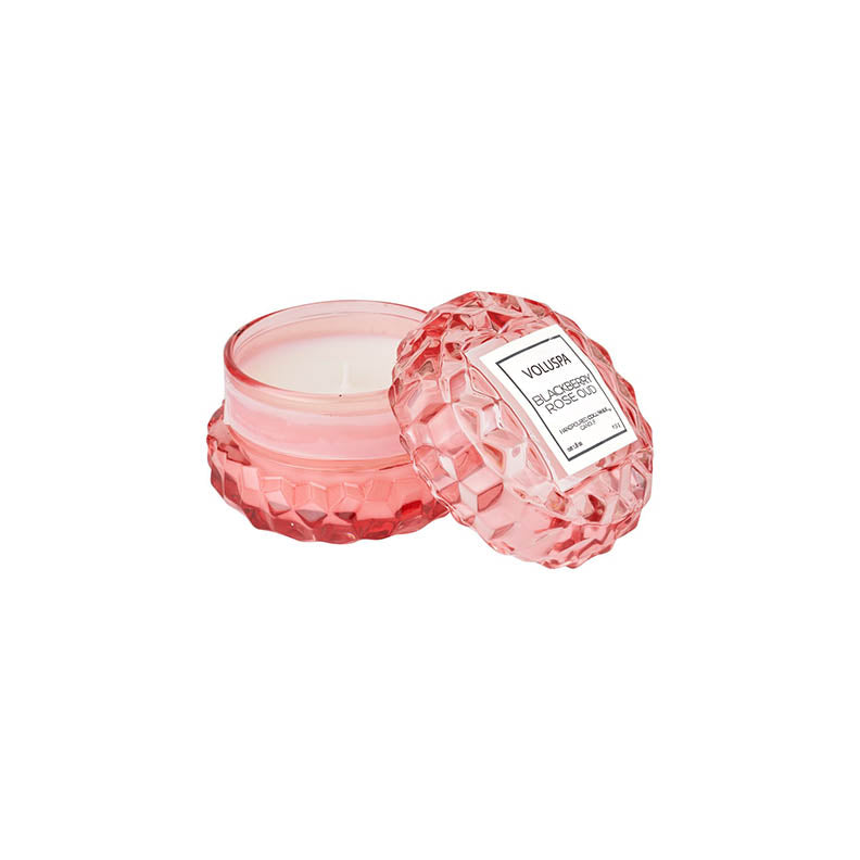 VOLUSPA BLACKBERRY ROSE OUD MACARON CANDLE - Expect Lace