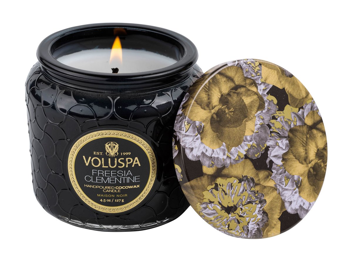 VOLUSPA FREESIA CLEMENTINE PETITE JAR CANDLE - Expect Lace