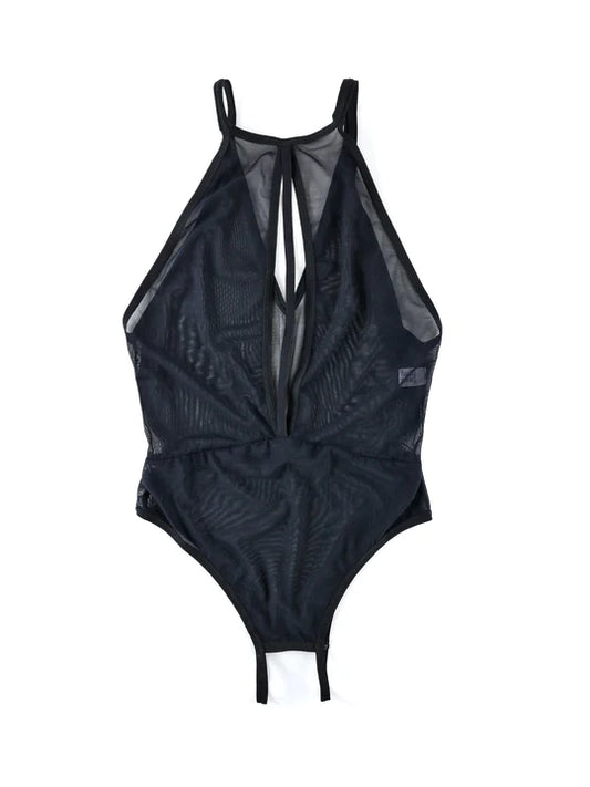 HANKY PANKY OUVERT MESH TEDDY - Expect Lace