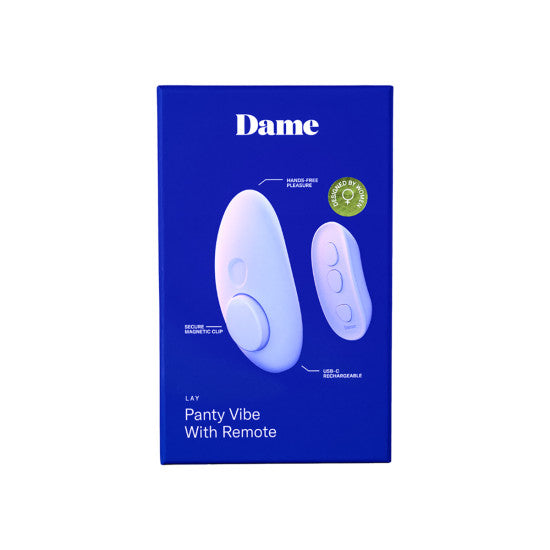 DAME LAY PANTY VIBRATOR WITH REMOTE CONTROL
