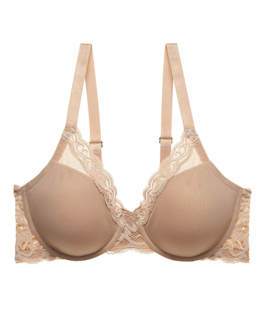 FEATHERS FULL FIGURE CONTOUR UNDERWIRE BRA