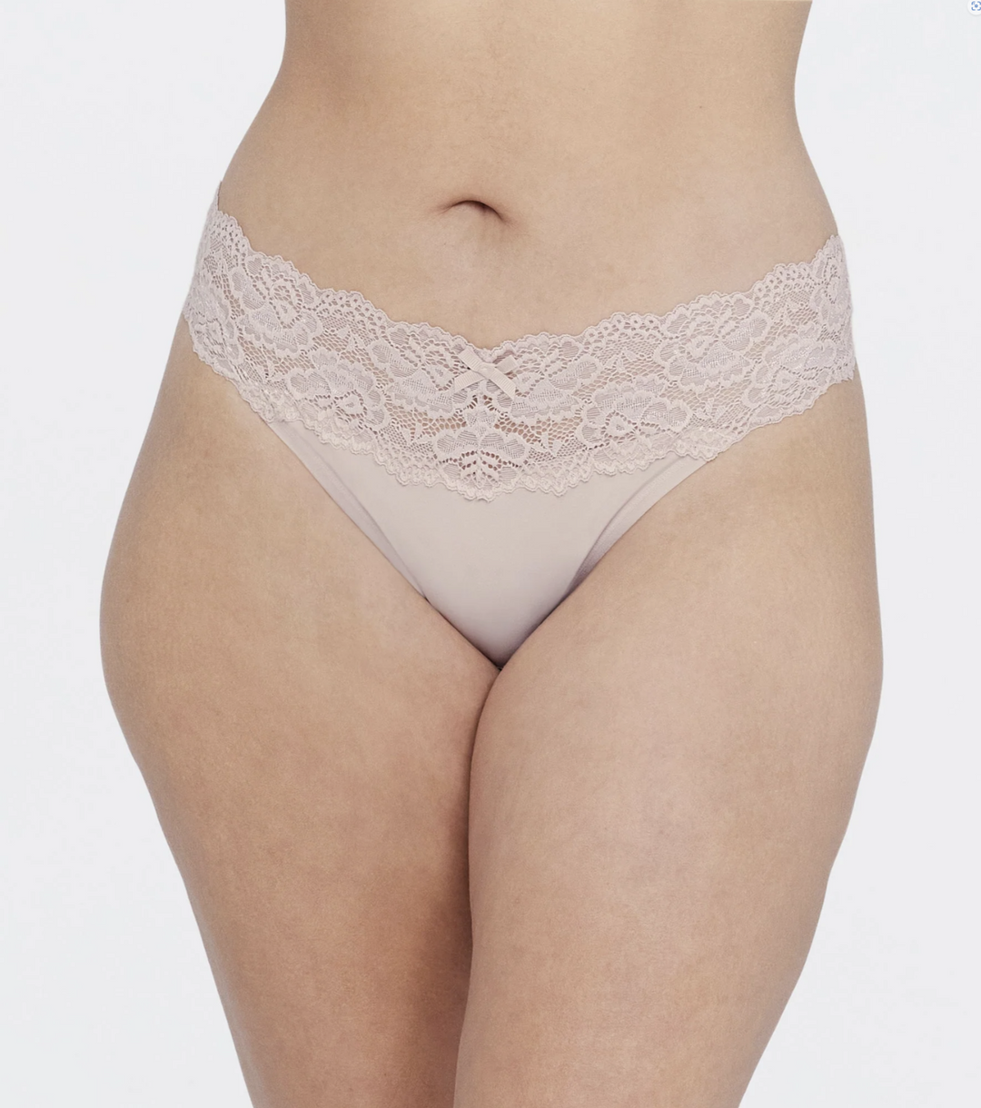 GODDESS LACE TRIM THONG