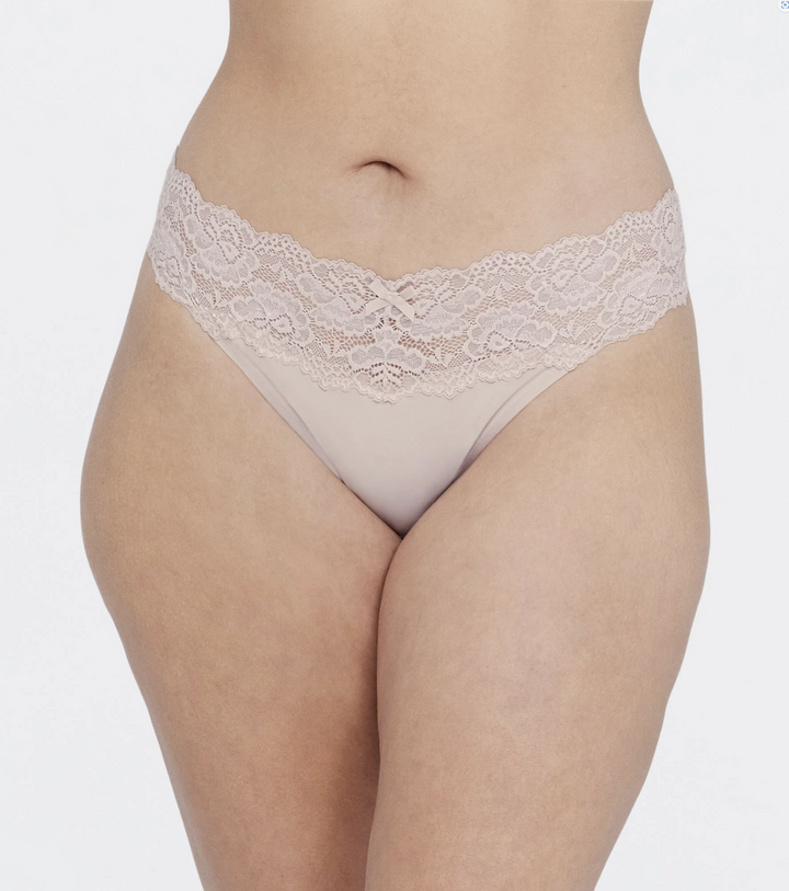 GODDESS LACE TRIM THONG