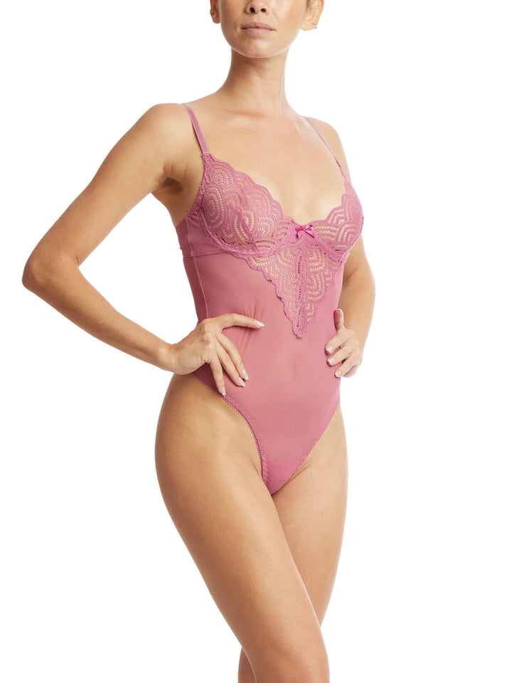 ALONG THE LINES UNDERWIRE BODYSUIT
