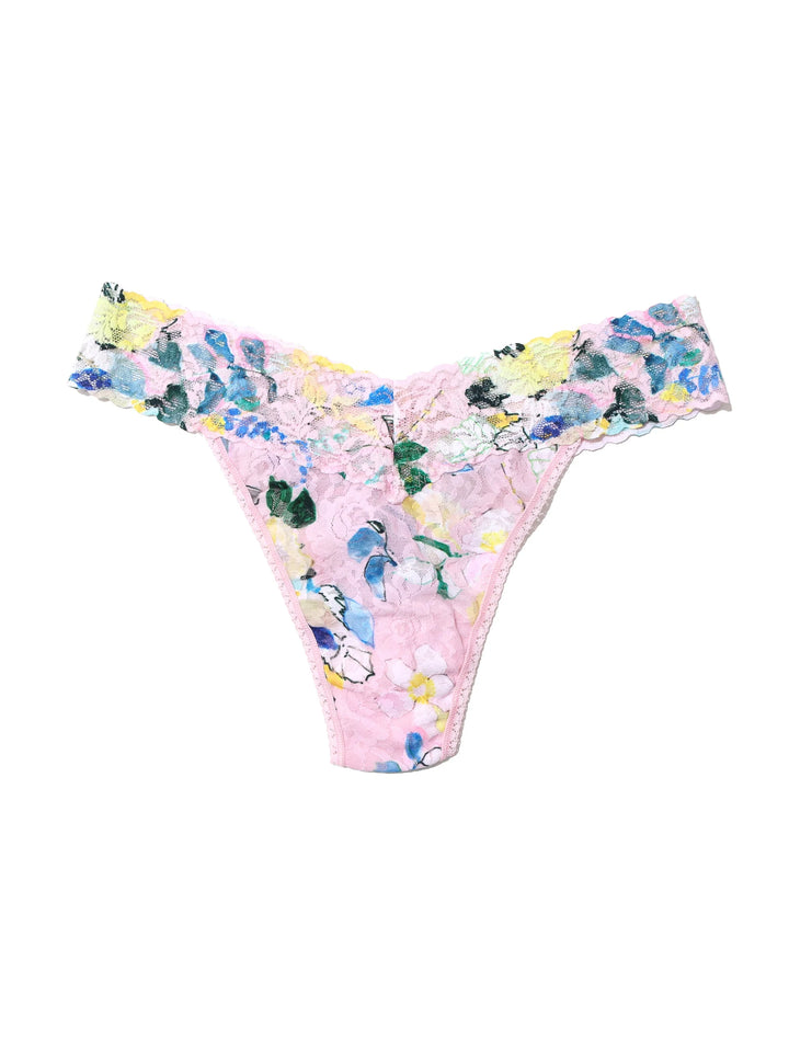 HANKY PANKY PRINTED LACE ORIGINAL RISE THONG