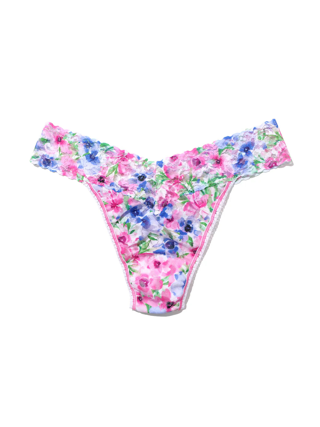 HANKY PANKY PRINTED LACE ORIGINAL RISE THONG