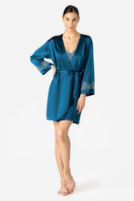 Load image into Gallery viewer, MORGAN ICONIC SHORT SILK ROBE - NEW COLORS - Expect Lace
