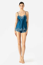 Load image into Gallery viewer, MORGAN LACE SPAGHETTI SILK CAMISOLE - NEW COLORS - Expect Lace
