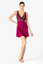 Load image into Gallery viewer, MORGAN ICONIC BUST-SUPPORT SILK CHEMISE - NEW COLORS - Expect Lace
