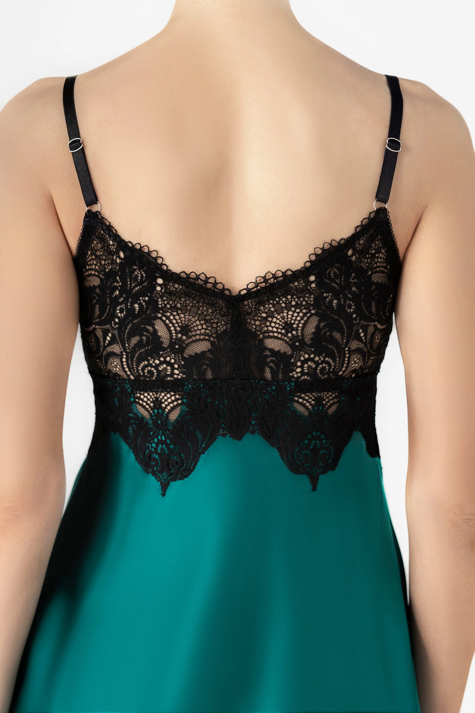 SABRINA MAGIC BUST SUPPORT SILK CHEMISE - Expect Lace