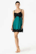 Load image into Gallery viewer, SABRINA MAGIC BUST SUPPORT SILK CHEMISE - Expect Lace
