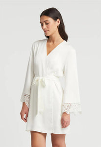 ROSEY SHORT ROBE - Expect Lace