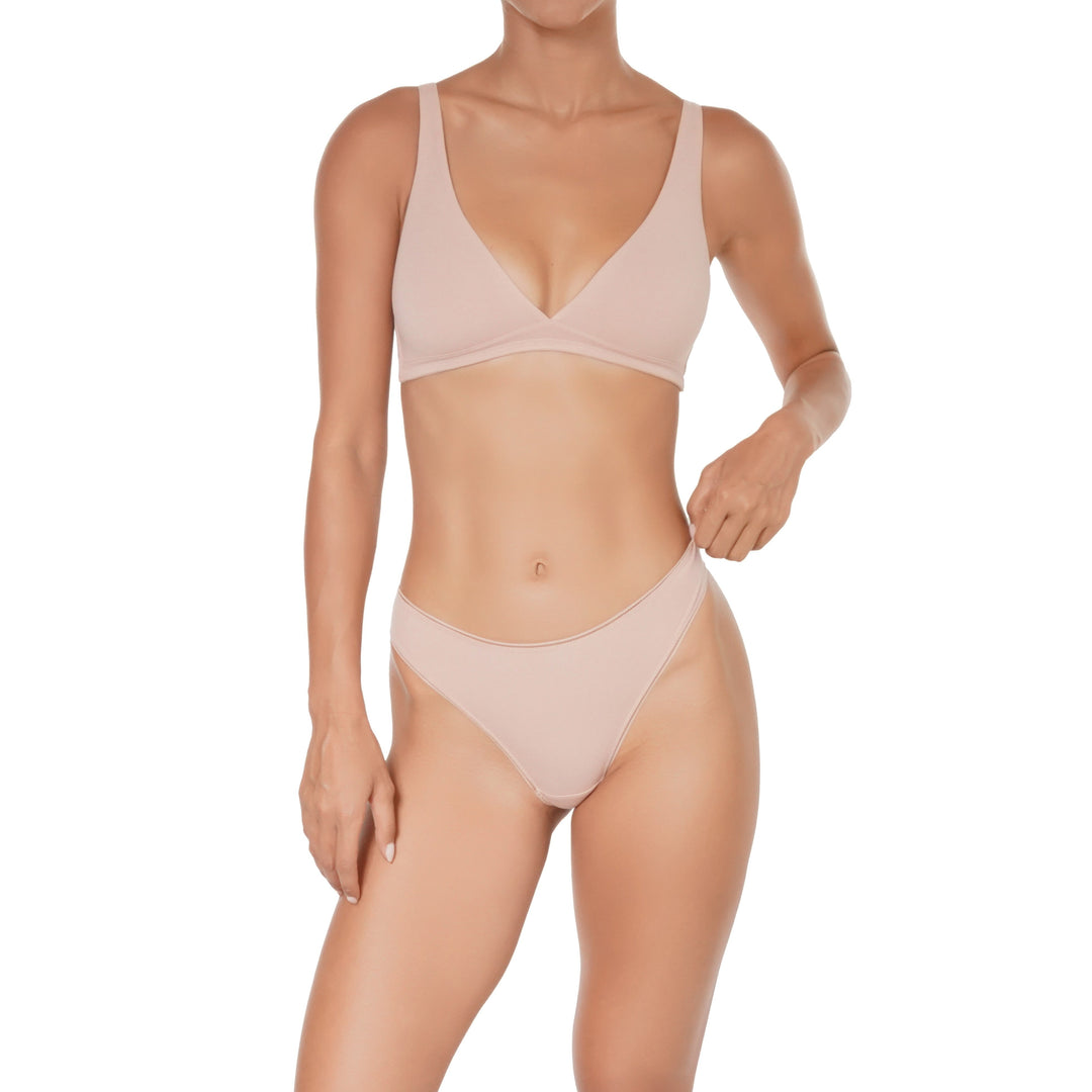 ORGANIC COTTON SEAMLESS TANGA