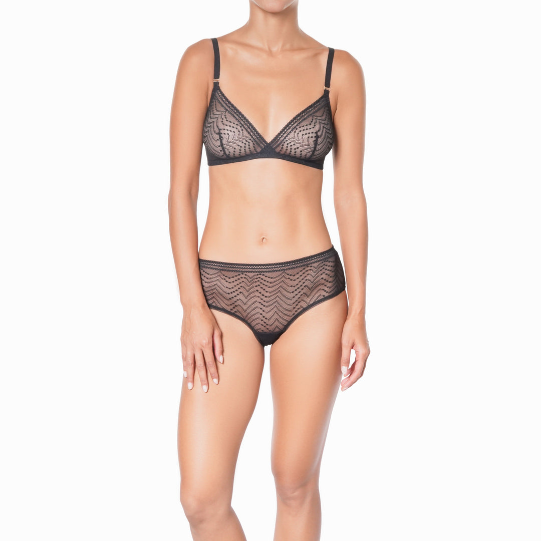 ECLATANTE NOIR WIRELESS BRALETTE