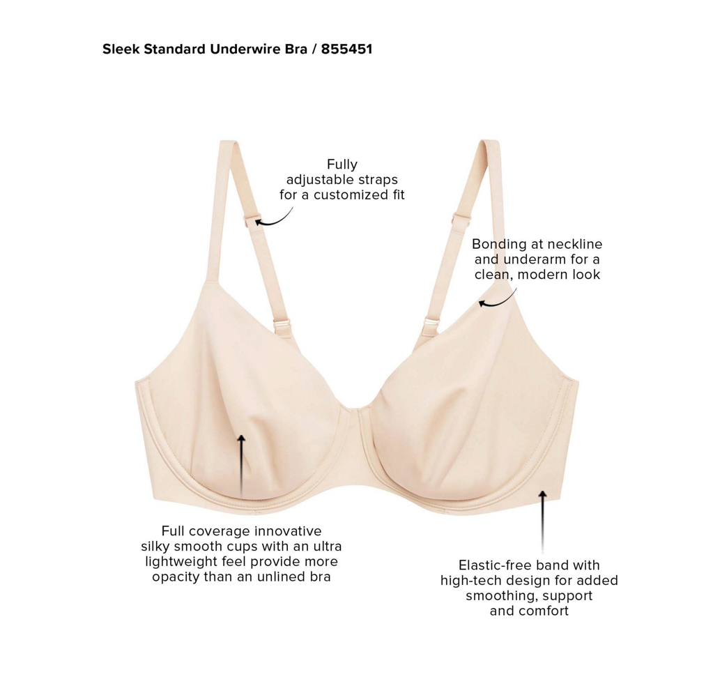 SLEEK STANDARD UNDERWIRE BRA