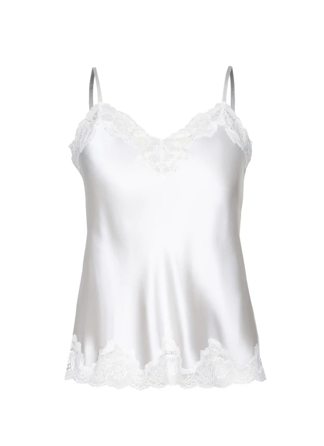 MORGAN LACE SPAGHETTI SILK CAMISOLE