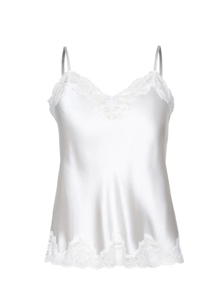 MORGAN LACE SPAGHETTI SILK CAMISOLE