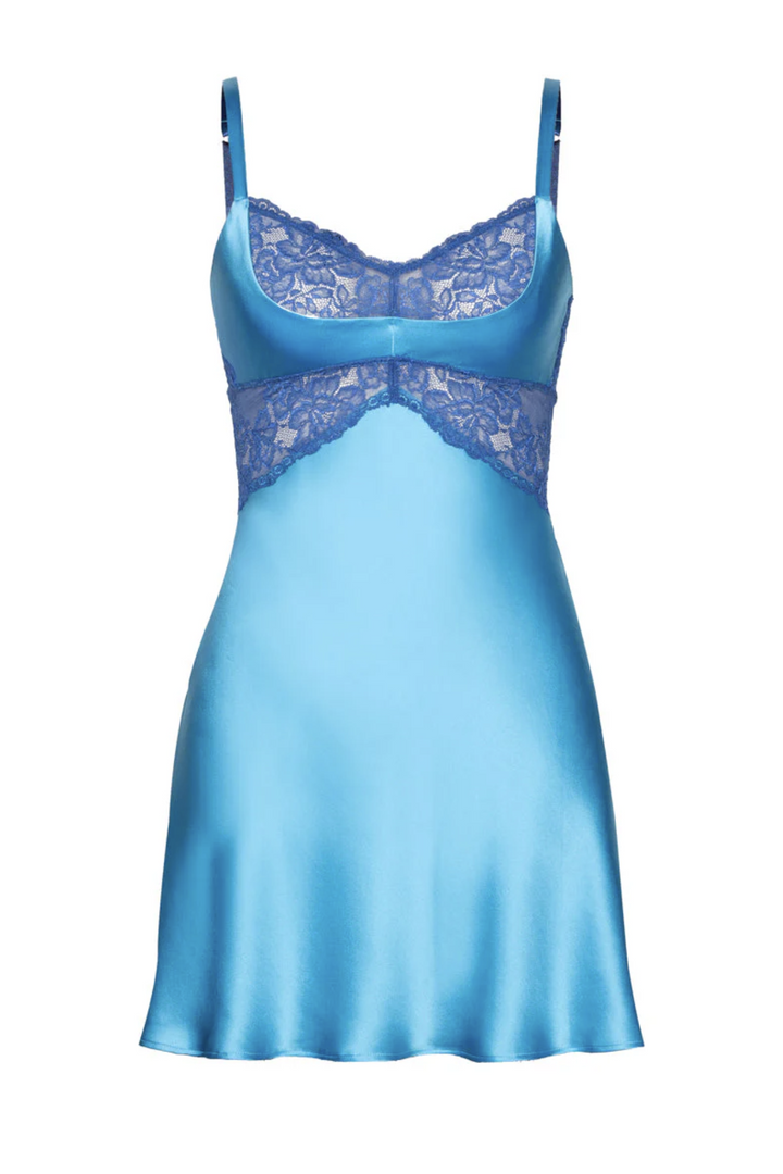 MORGAN CRADLE BUST SILK CHEMISE