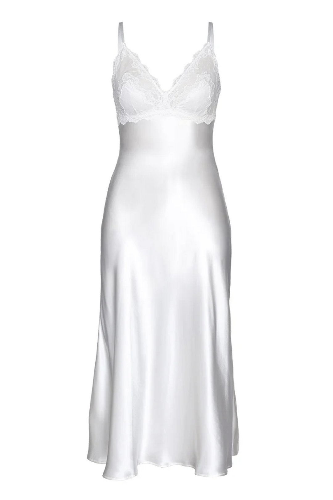 ANYA BEAUTIFUL BUST SUPPORT LONG SILK GOWN